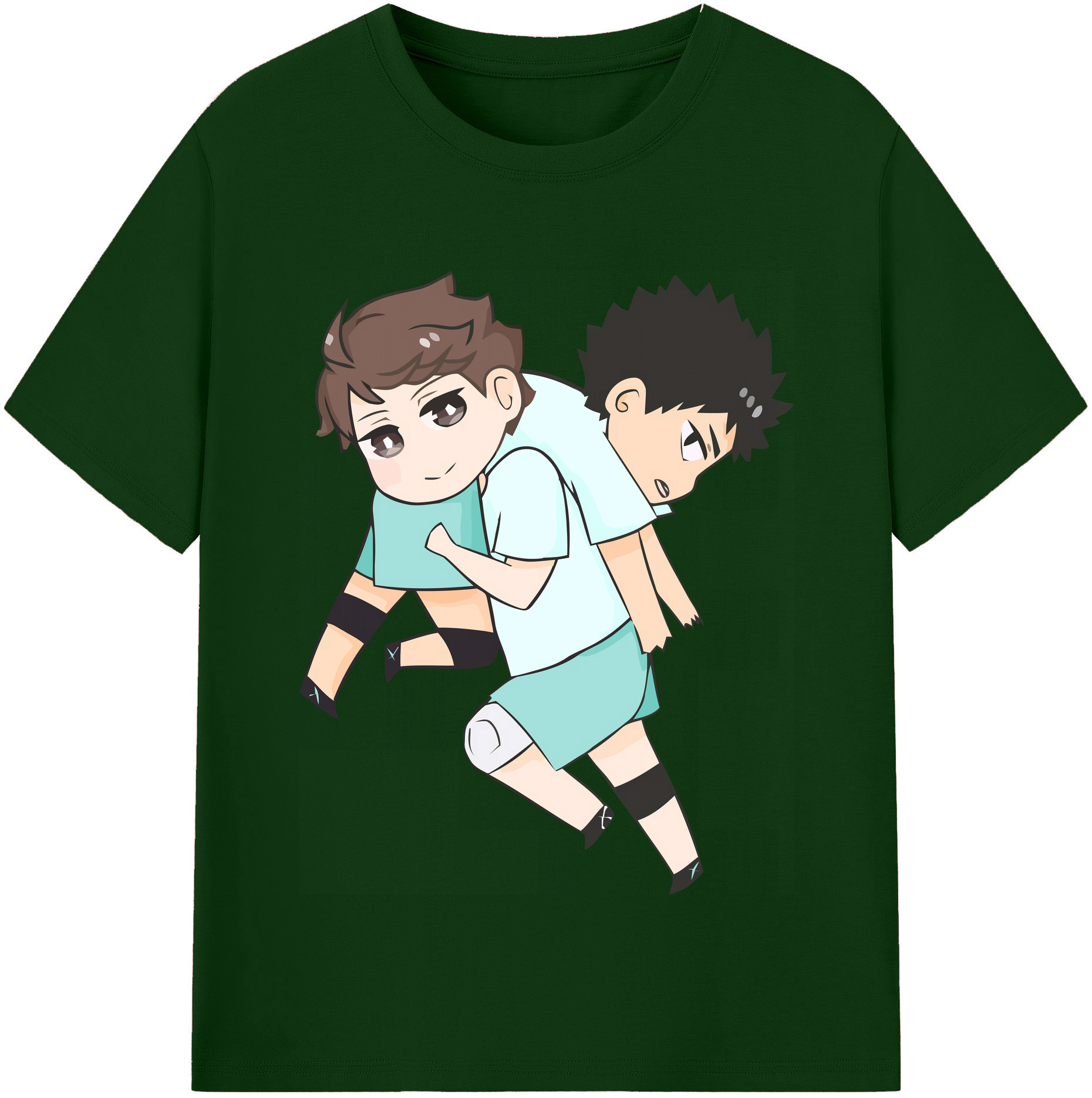 （画像用） ハイキュー!! Haikyu!! 綿100％半袖Tシャツ（フロントプリント）